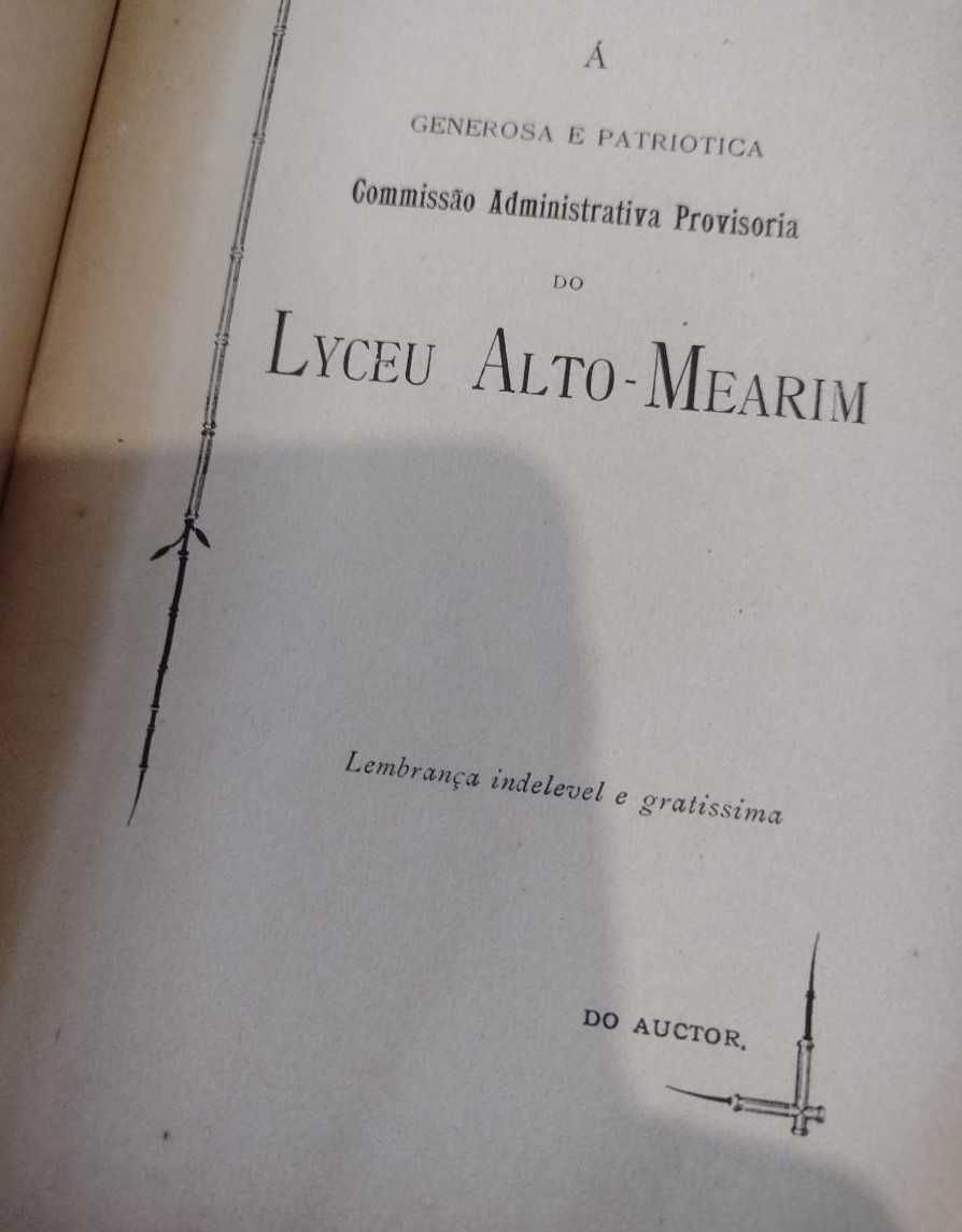 Alves Mendes Perfil D´um Benemérito 1896 - (Matosinhos)