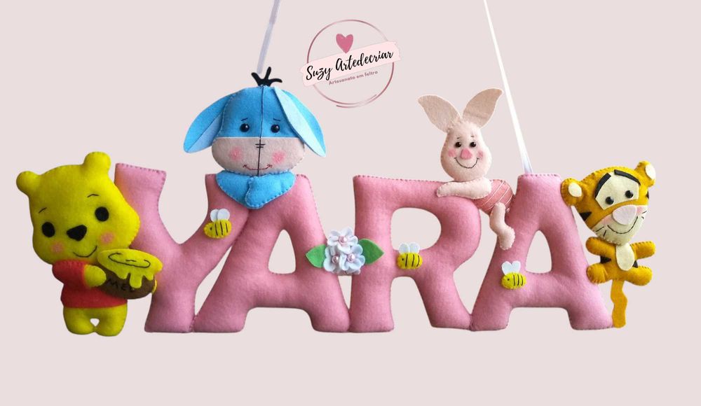 Decoração Porta Ursinho Pooh