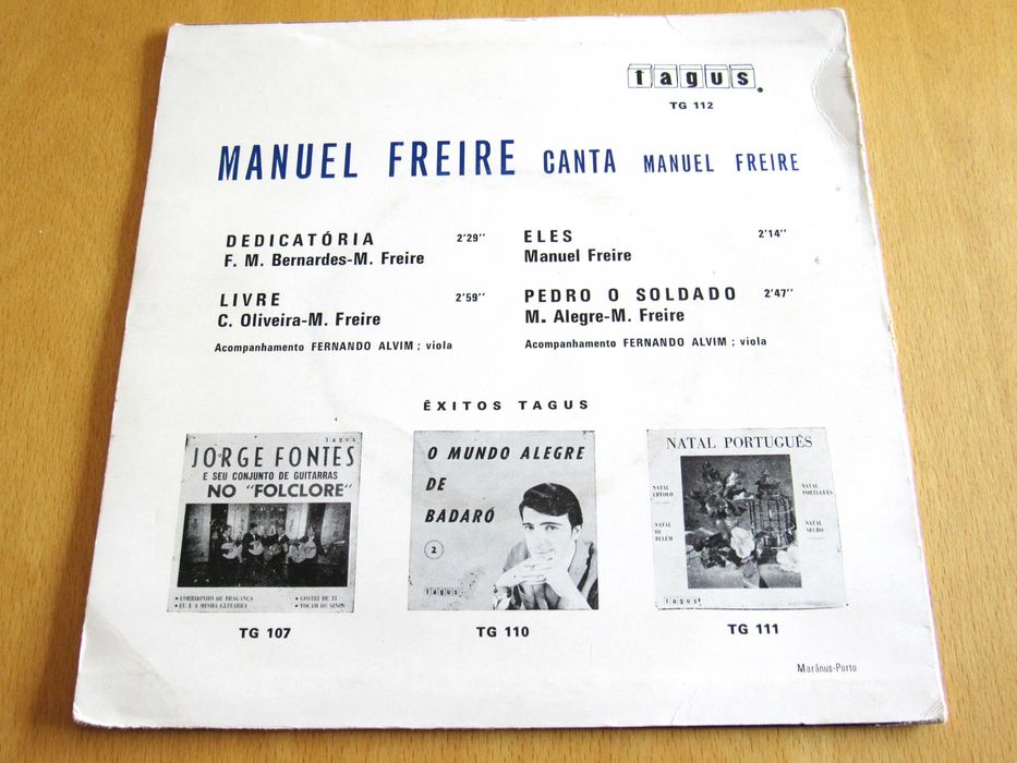 Manuel Freire "Canta Manuel Freire" EP