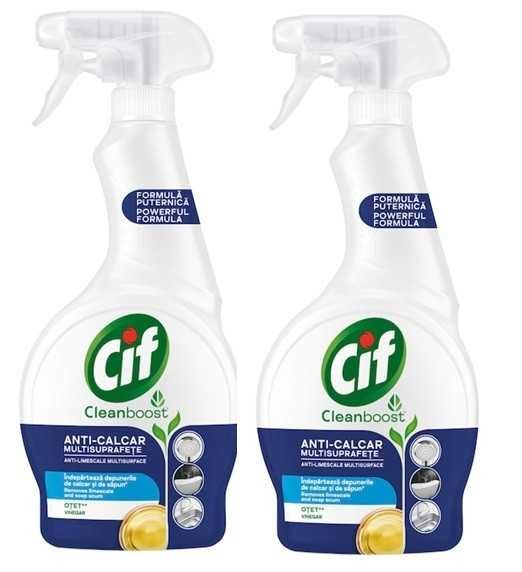 Cif środek do czyszczenia łazienek z Octem Odkamieniacz 500 ml x 2