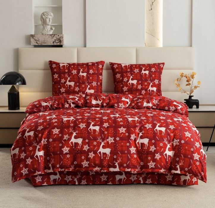 Komplet pościeli świątecznej 220x200 Aml-3218 Antonio