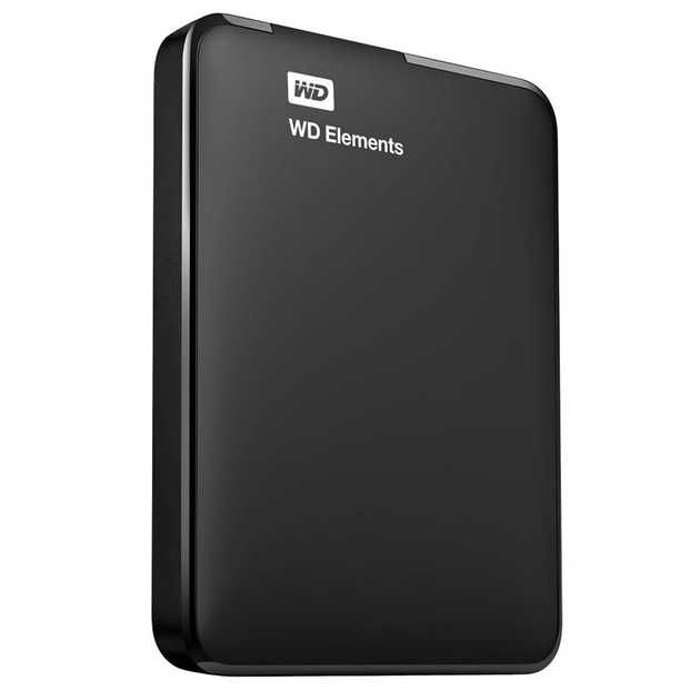 Зовнішній жорсткий диск WD Elements Black 1TB
