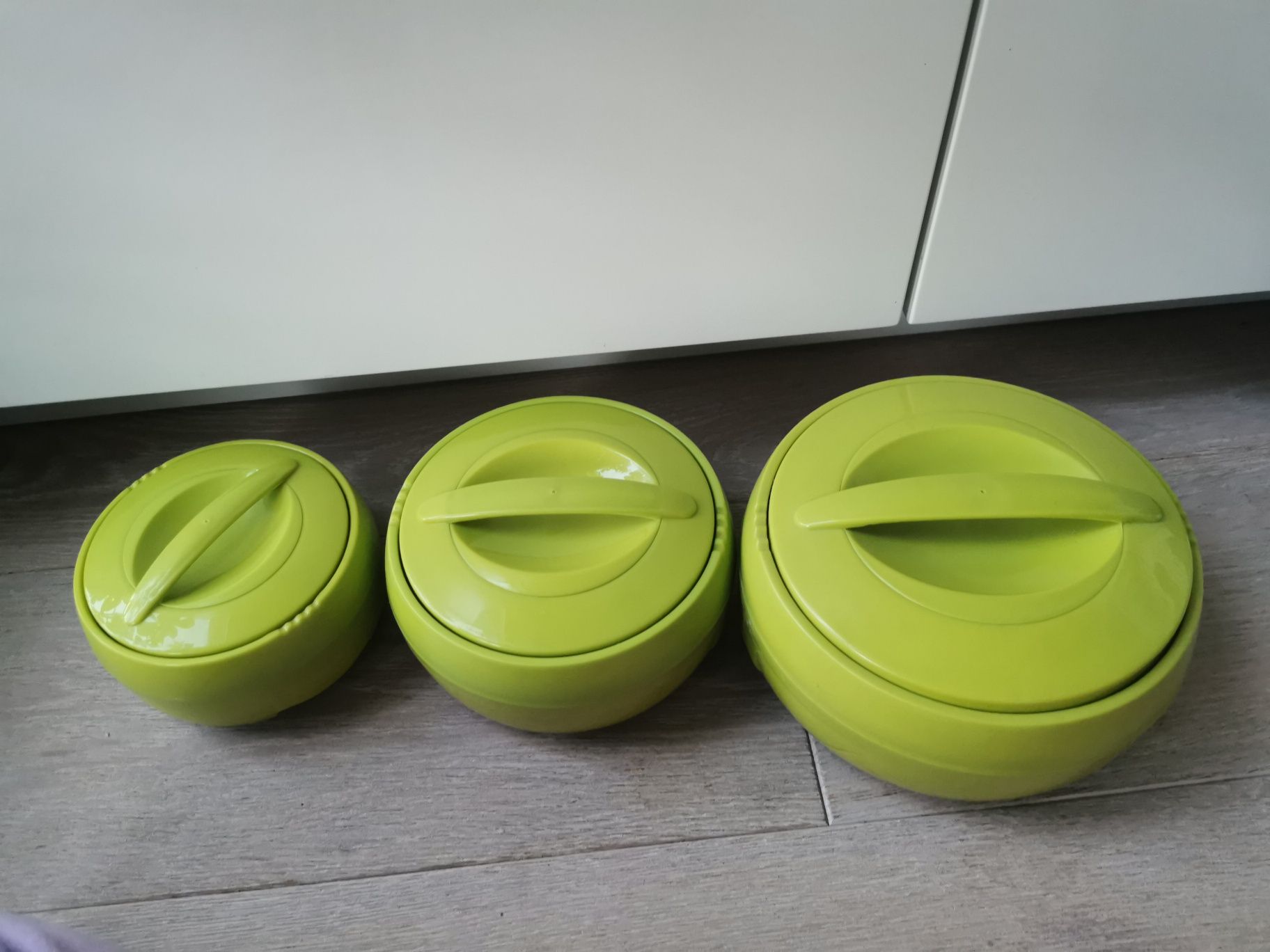 Zestaw 3 termosy termomisa zielone King cosmos set 1500, 1000 i 600 ml