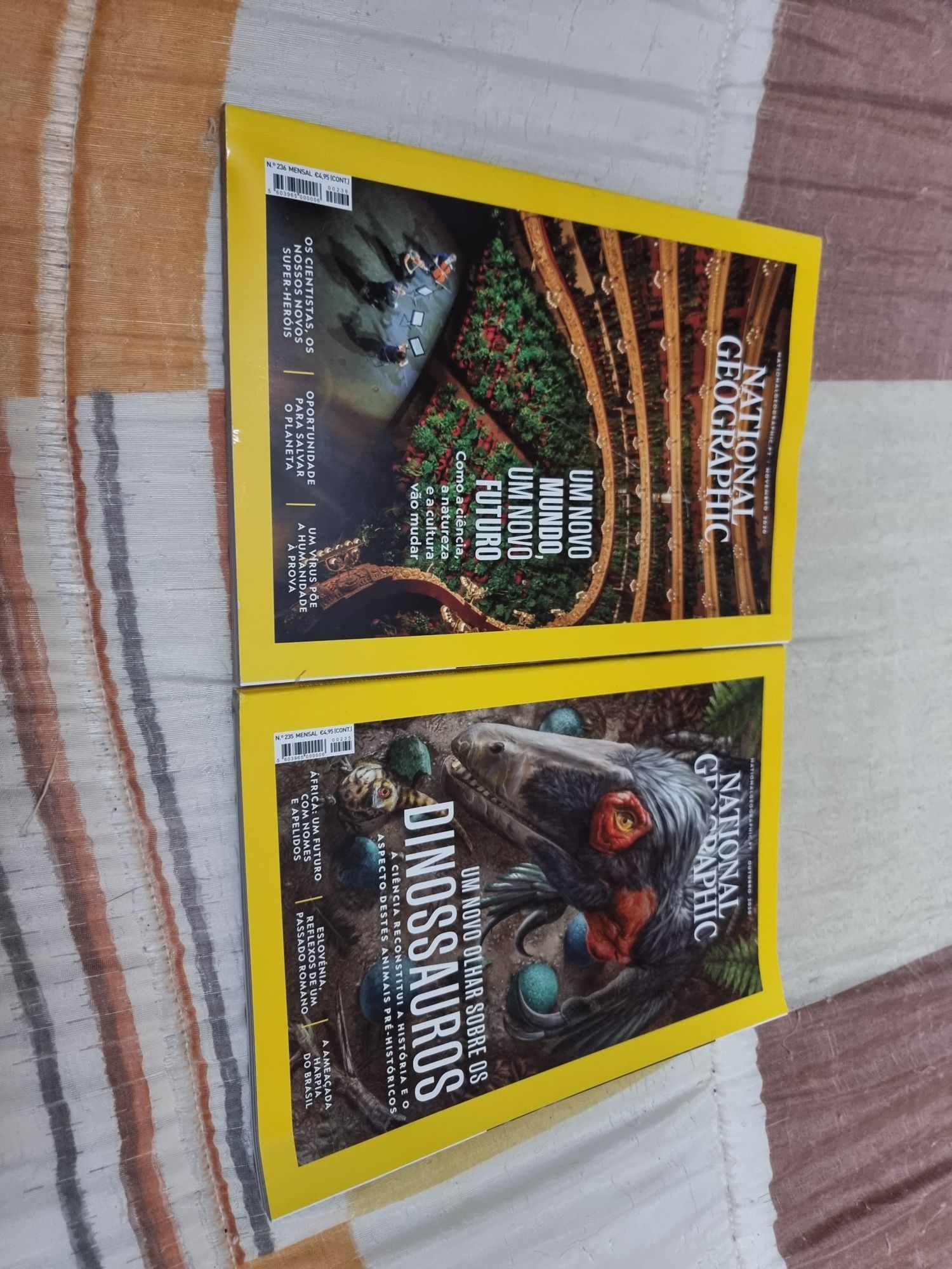 10 revistas National geographic 2021 (janeiro-agosto/outubro-novembro)