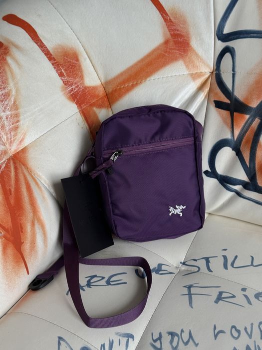 Сумка Arcteryx Барсетка Арктерикс Сумка через плечо Месенджер фіолетов