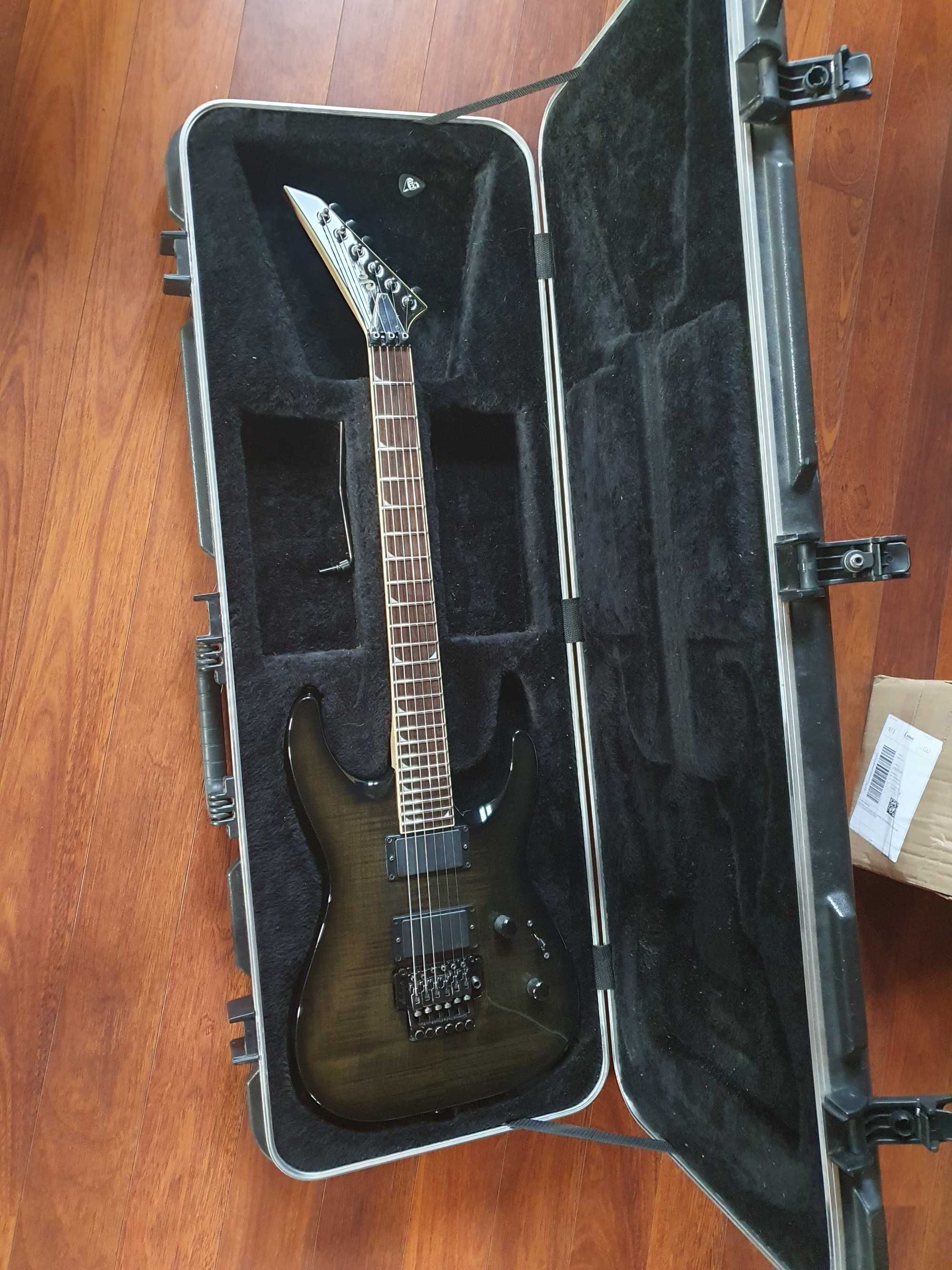 Gitara Jackson Dinky MIJ DKMG Japan Transparent Black