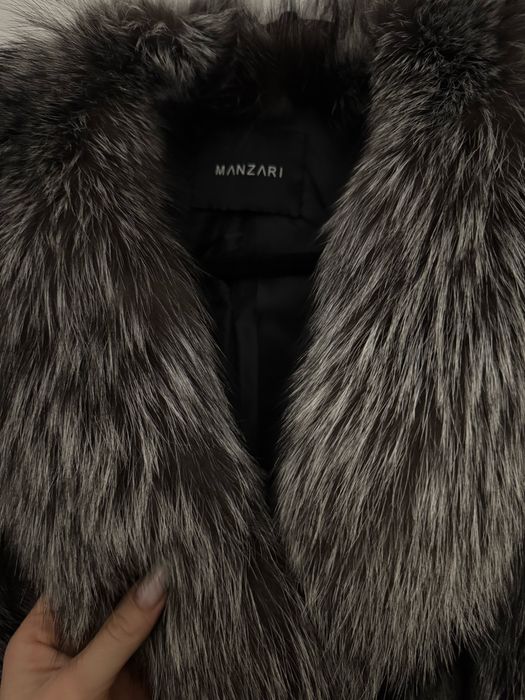 Новая шикарная шуба из чернобурки лиса Manzari s m l