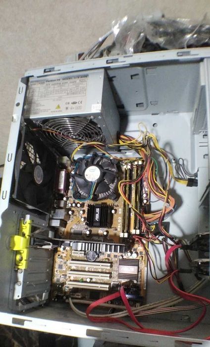 Компьютер 2 ядра, 4гб ддр2 видеокарта. 450в бп