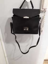 Чорна сумка, Сумка портфель жіноча, Сумка на підкладці
