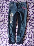 Bryczesy jeansowe 140cm