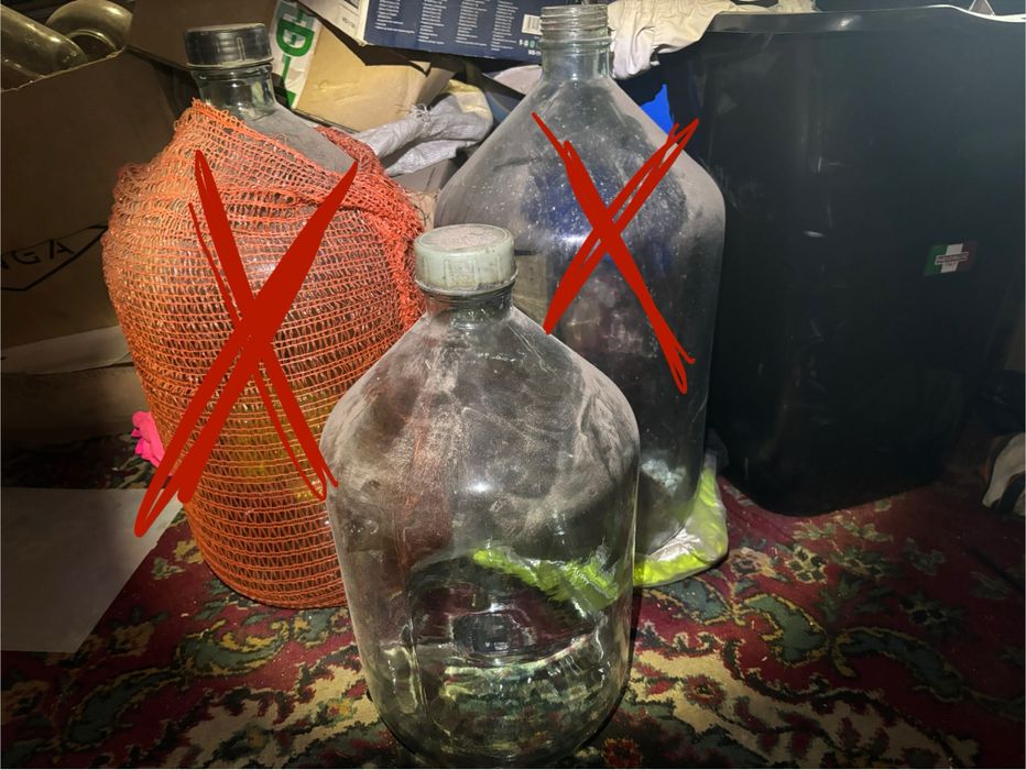 Стекляный бутль 10л