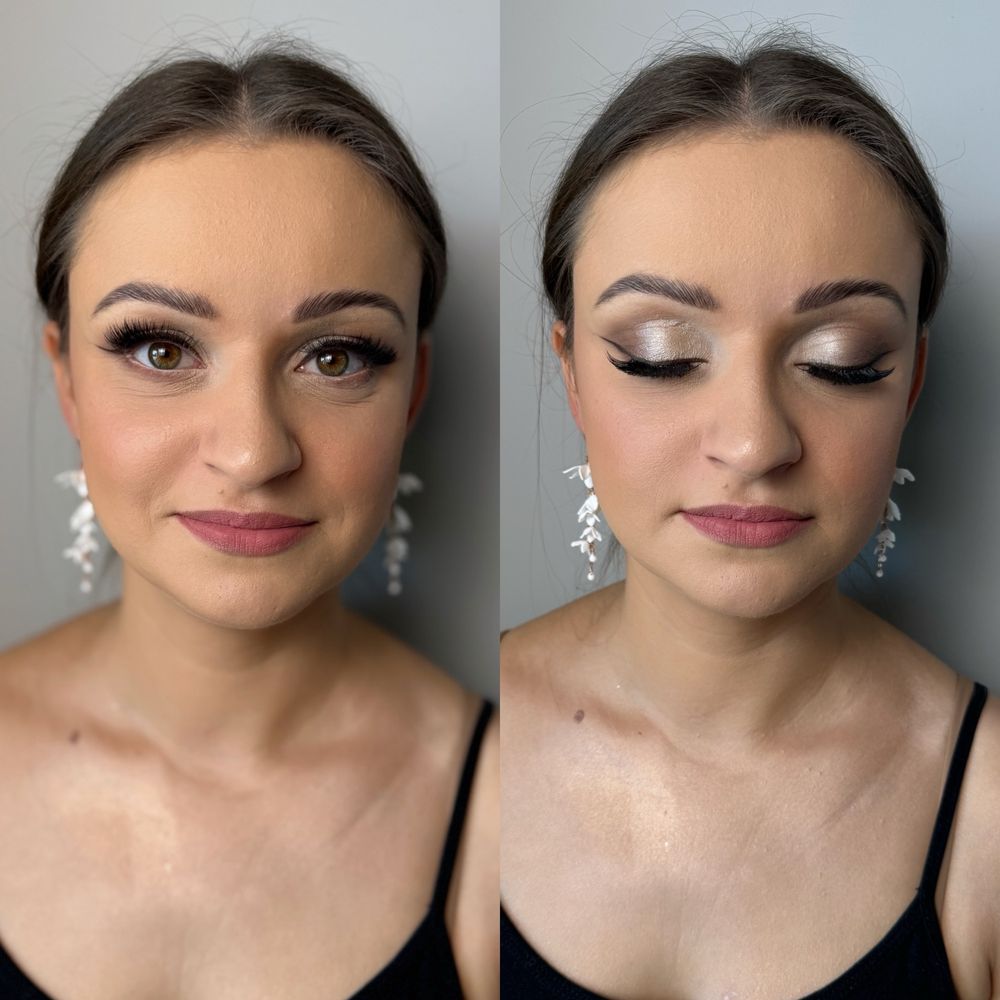Makijaż make up plus fryzura włosy fryzjer z dojazdem Kielce