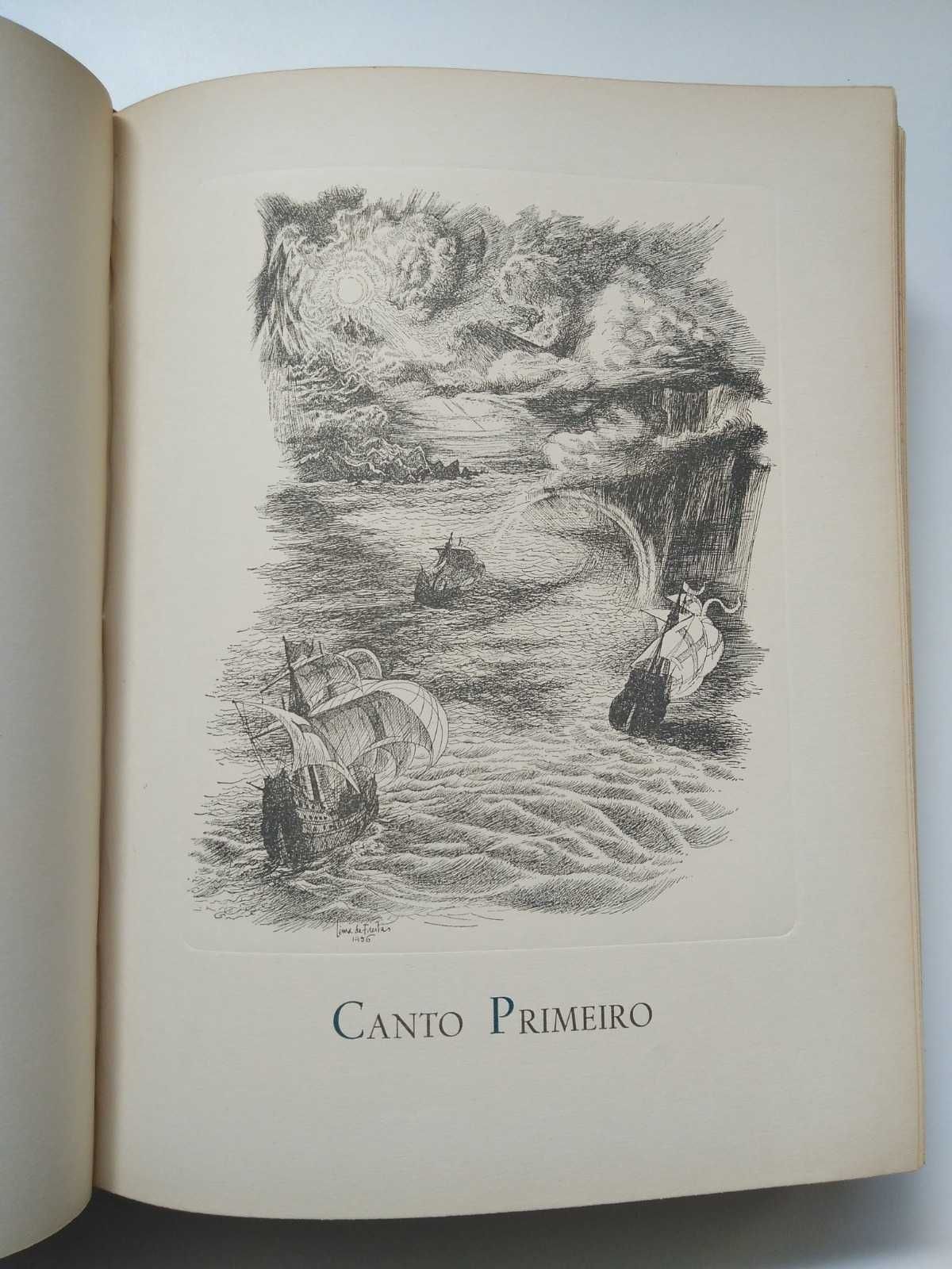 livro: Luís de Camões "Os Lusíadas", ilustrado por Lima de Freitas