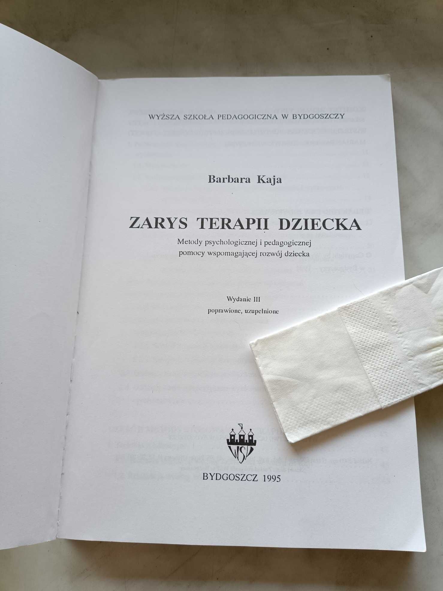 Zarys terapii dziecka Barbara Kaja