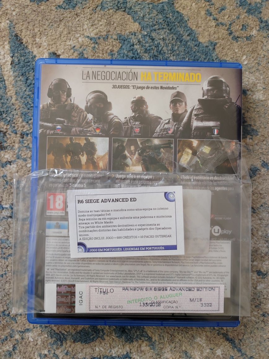 Tom Clancy's Rainbow Six Siege PS4