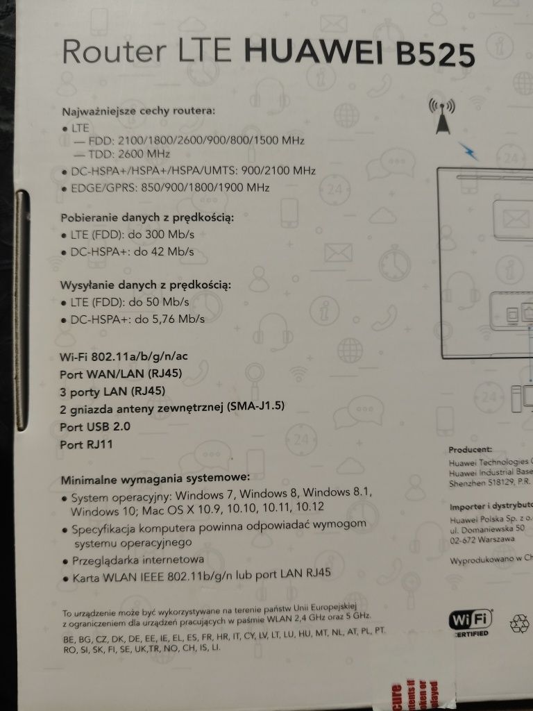 Router LTE Huawei B525-23a