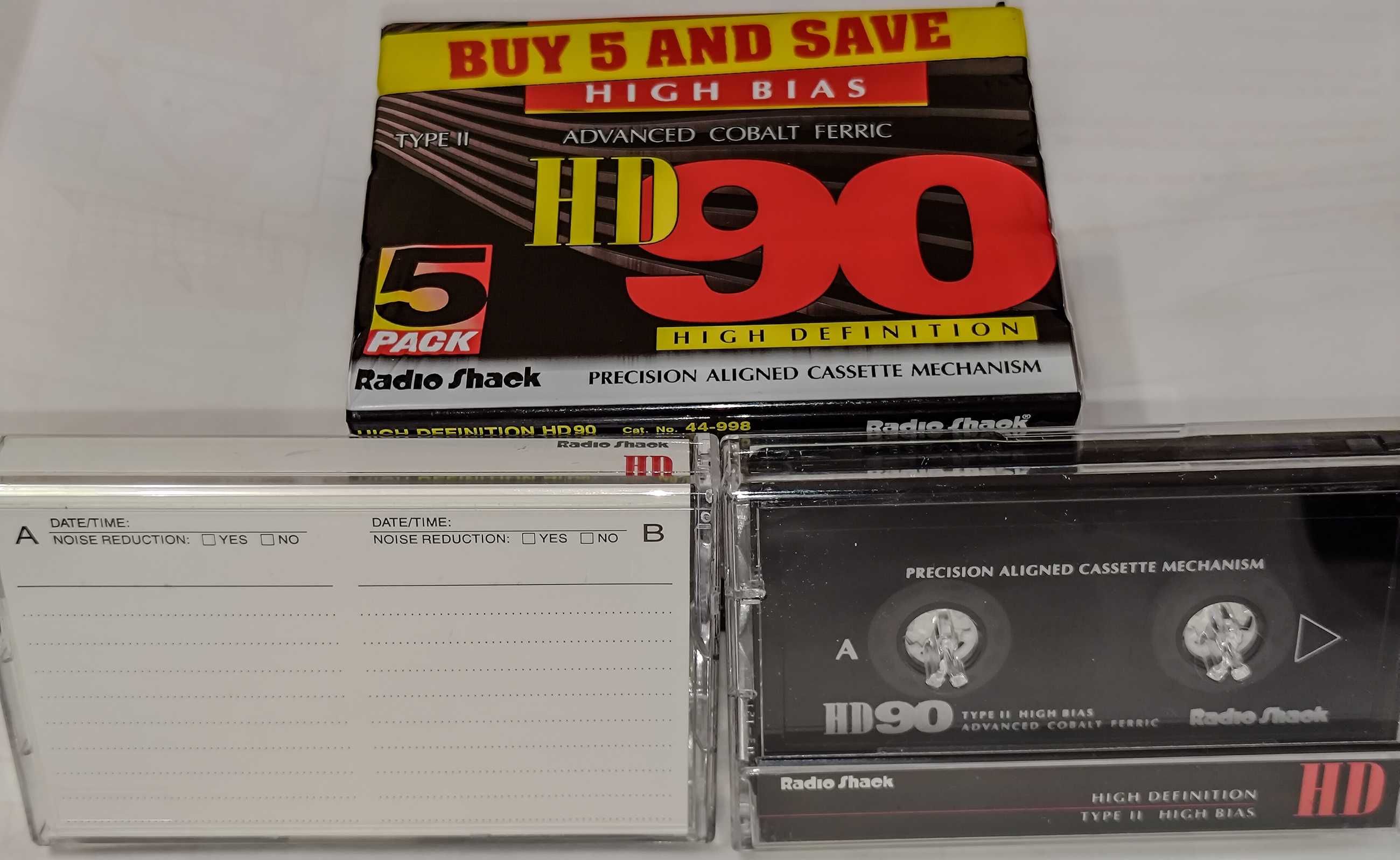 Аудіо касети RadioShack HD-90