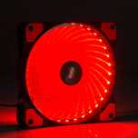 Wentylator Akyga AW-12E-BR 120mm 33 LED czerwony Red Molex+3pin NOWY
