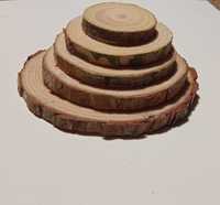 Plastry drewna, 200 sztuk, Krążki drewniane , 5-10 cm, Mieszanka