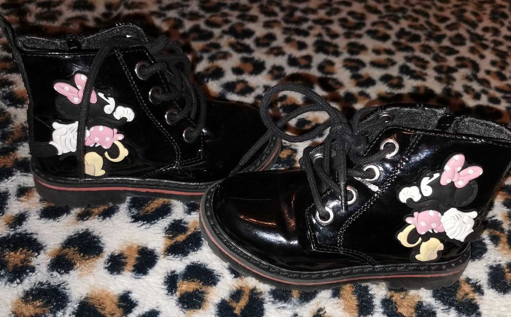 Kozaki Zara rozmiar 23 dla dziewczynki Myszka Minnie