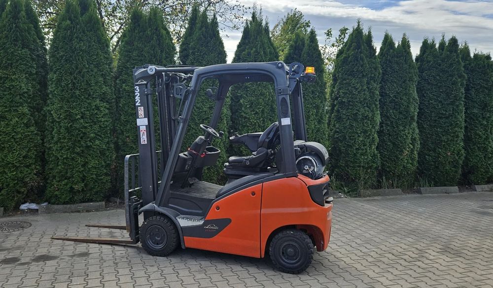Linde H14T-01  322 Wózek widłowy LINDE H14T-01 przesuw NOWE OPONY GWARANCJA