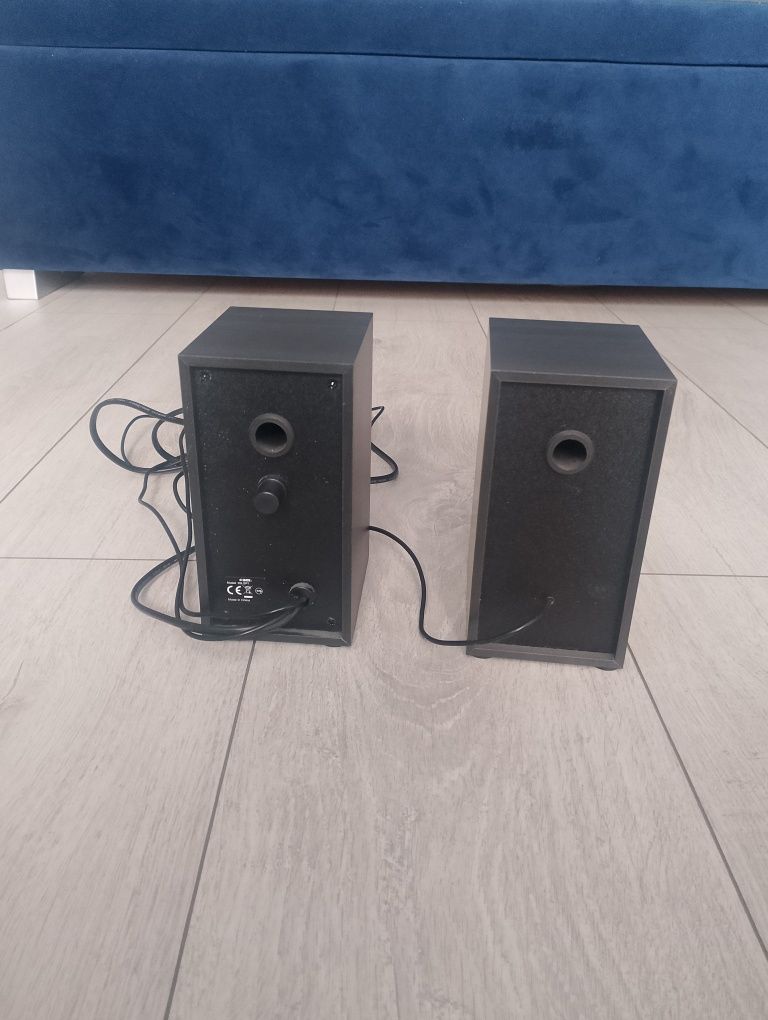 Czarne głośniki 2.0 I-Box SP1 10 W