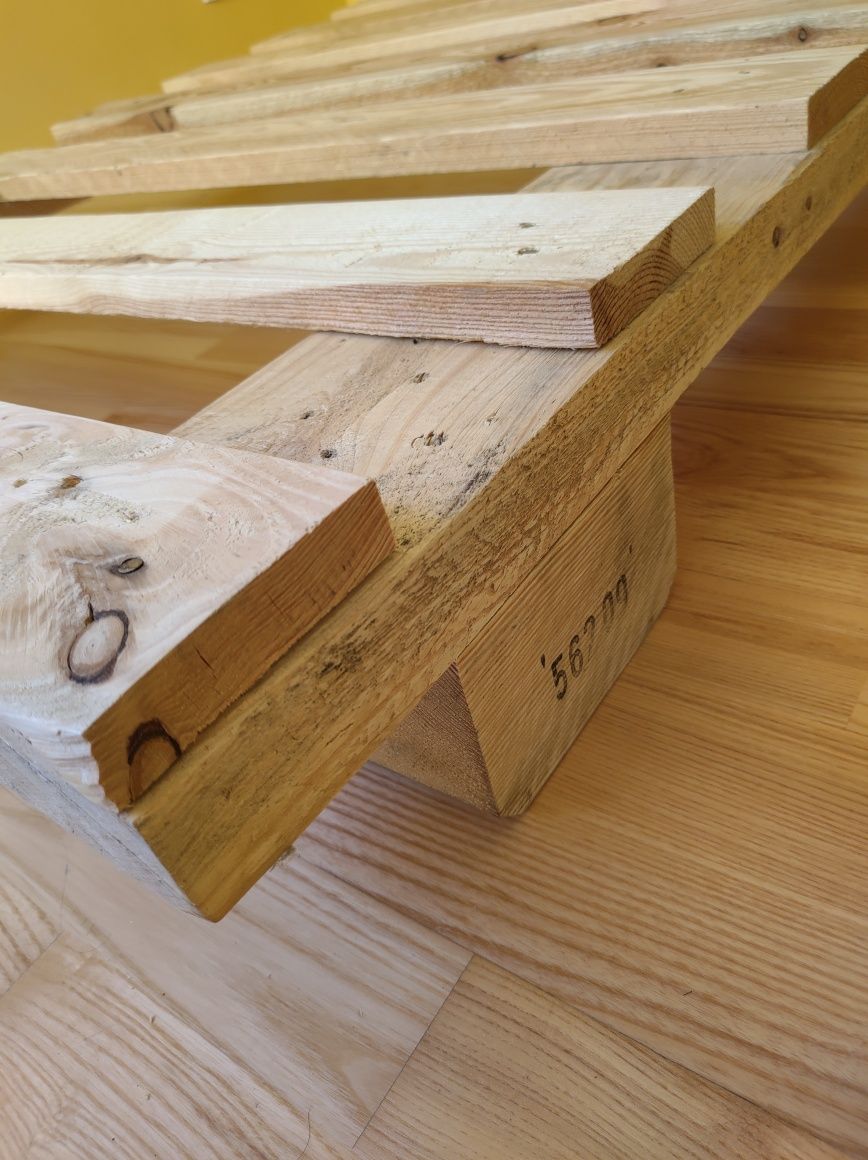 Podstawa pod łóżko materac niestandardowa 189 cm drewniana