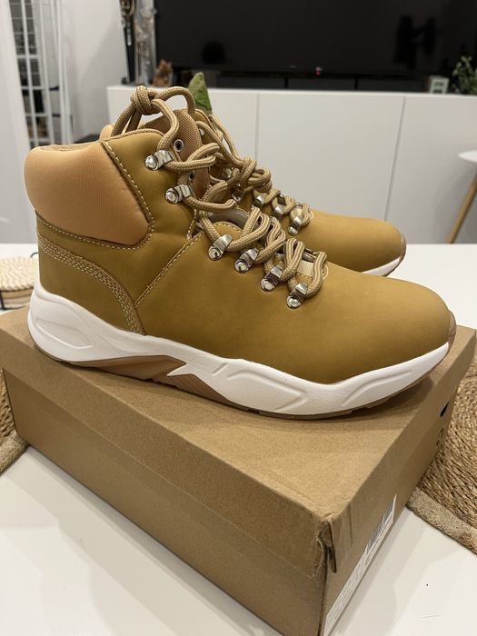 Buty zimowe musztardowe/zimowe duzo rozmiarow!