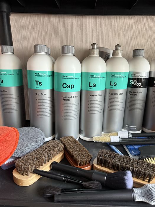 Атомобильная химия кох Koch шампунь активная пена полироль жидкий воск