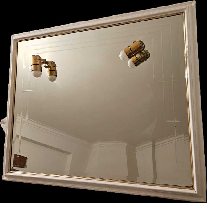 Espelho WC com dois focos de luz