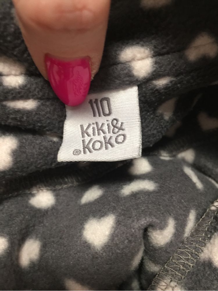 Bluza polarowa Kiki&Koko dla dziewczynki rozmiar 110