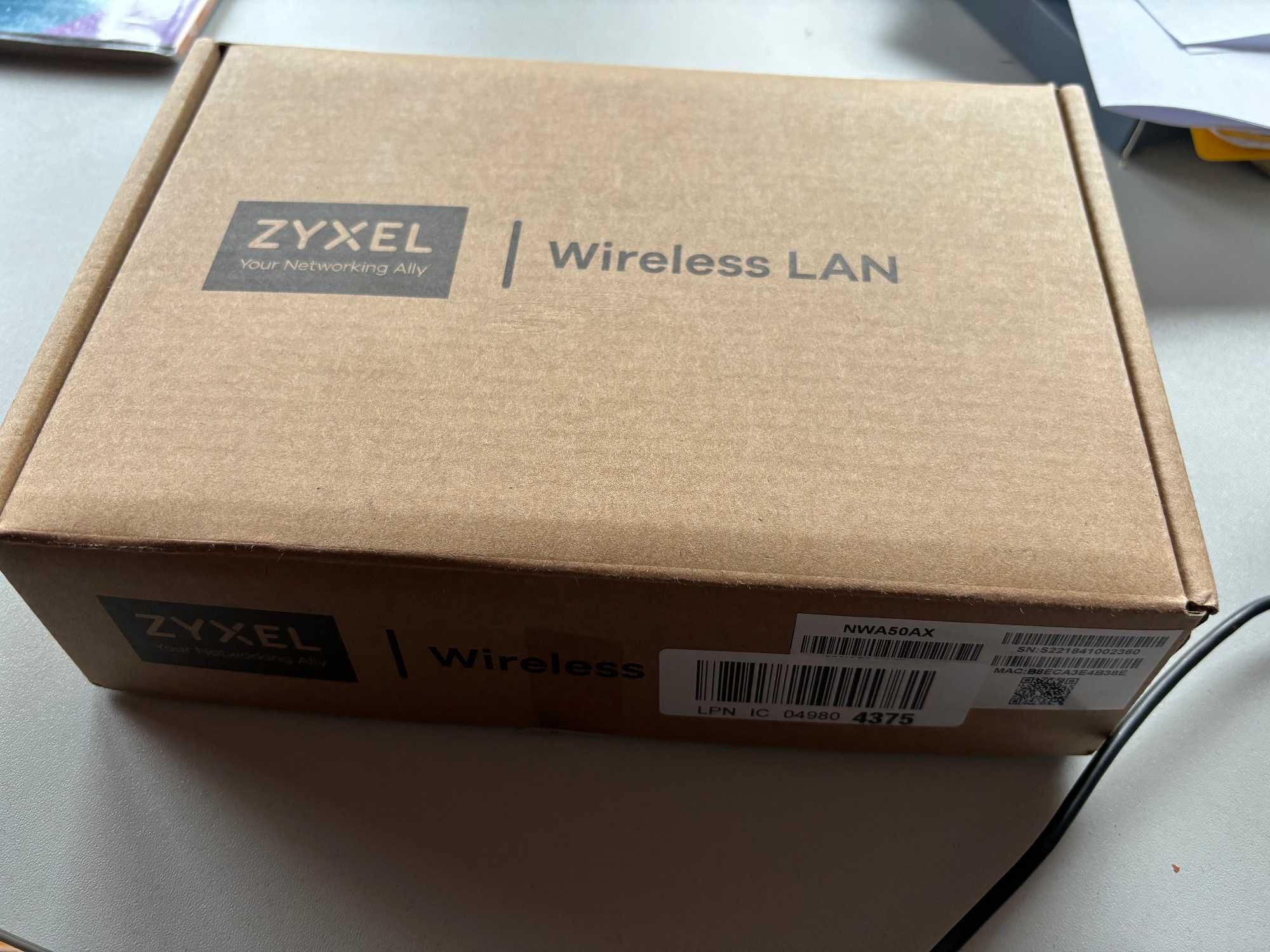 Access Point ZyXEL NWA50AX-EU0102F Sufitowy WIFI6 dwuradiowy punkt dos