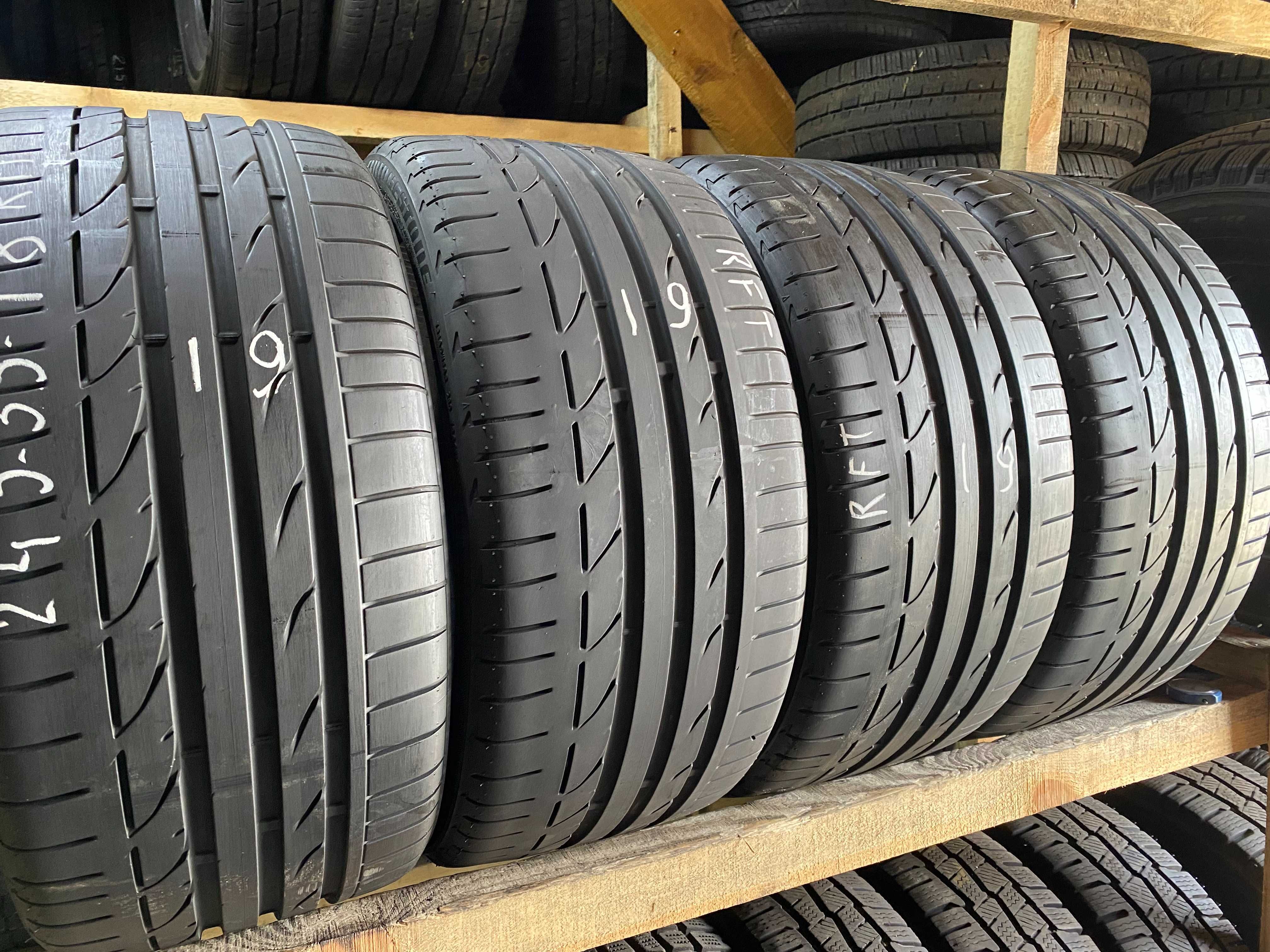 Комплект 245/35R18 Bridgestone POTENZA S001 РАНФЛЕТ 5,5-6мм