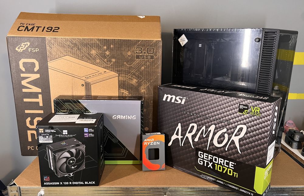 Komputer gamingowy-ryzen 5 3600-gtx 1070 Ti- 16/512Gb, wifi