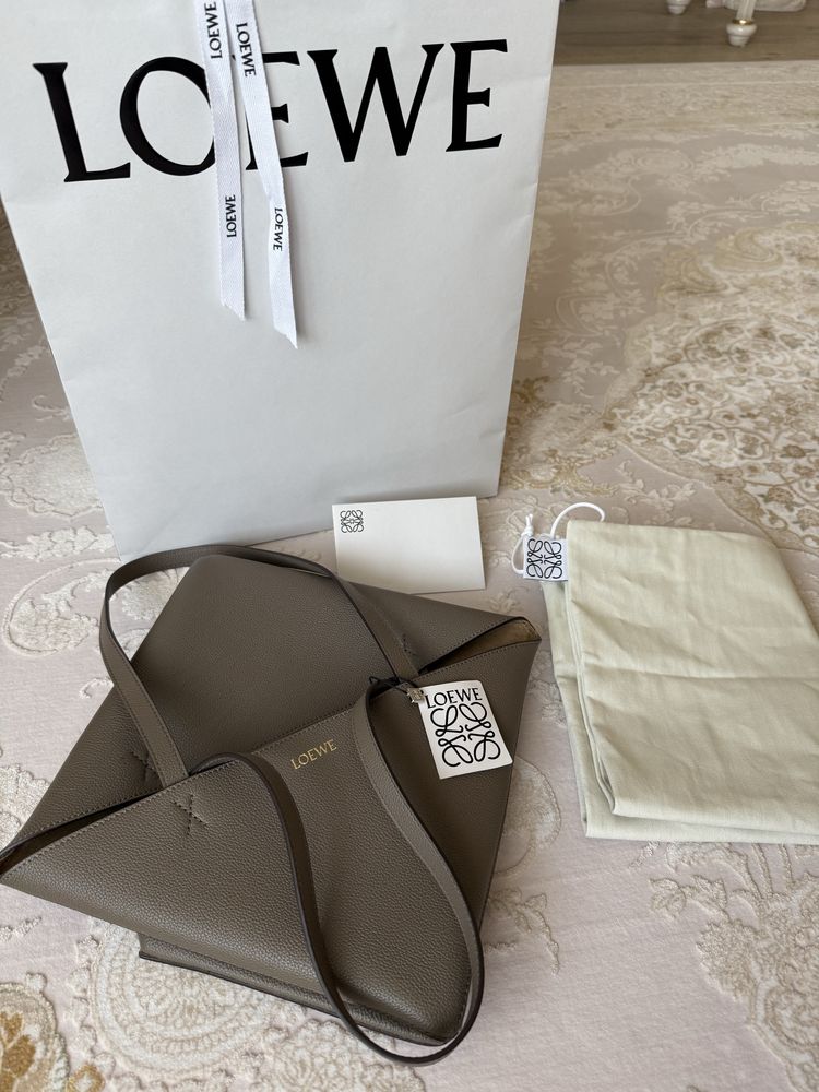 Сумка шоппер Puzzle Fold Brown LOEWE