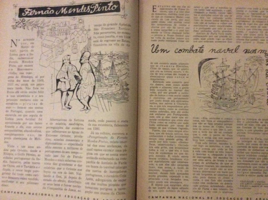 A campanha órgão da companhia nacional de educação de adultos, 1956