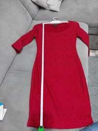 Sukienka czerwona na święta 36 rozmiar