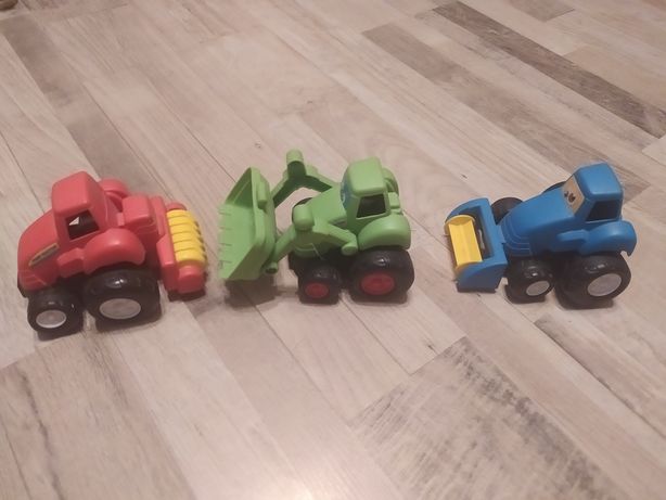 3 autka zabawkowe
