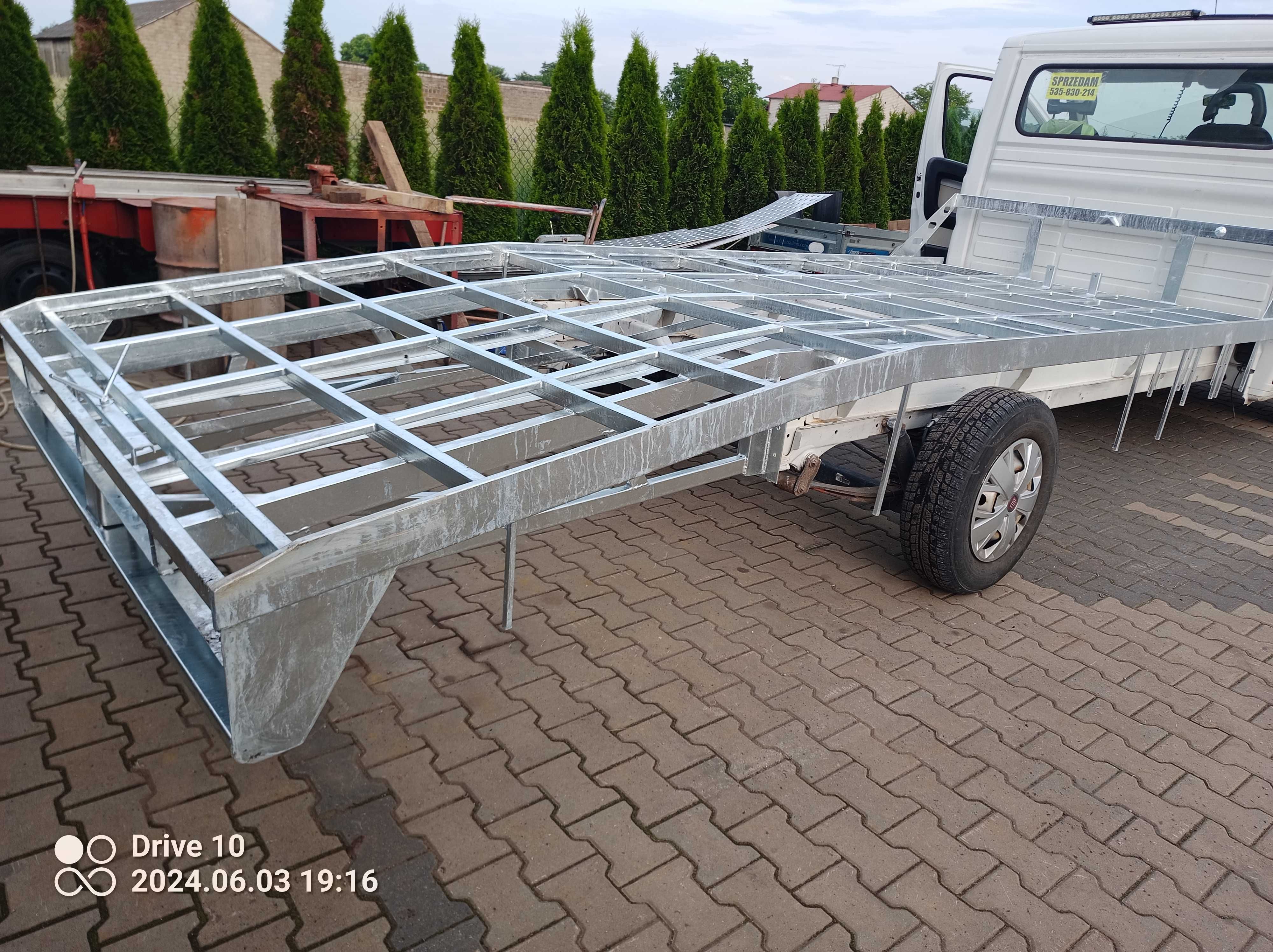 Zabudowa nowy najazd fiat ducato citroen jumper boxer ok 510 cm