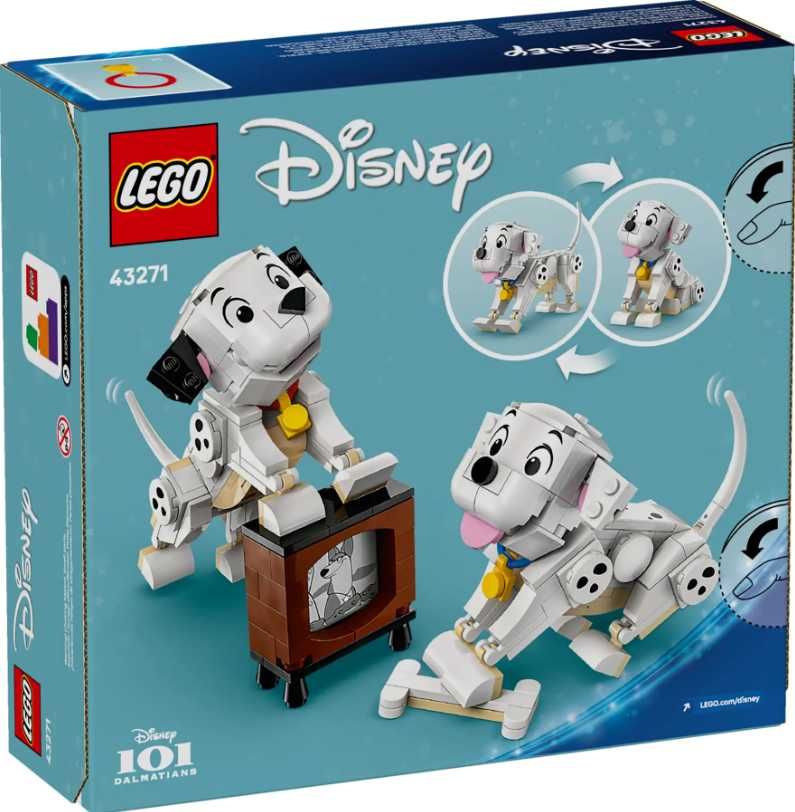 Klocki LEGO Disney 43271 Szczeniaczki Szczęściarz i Penny