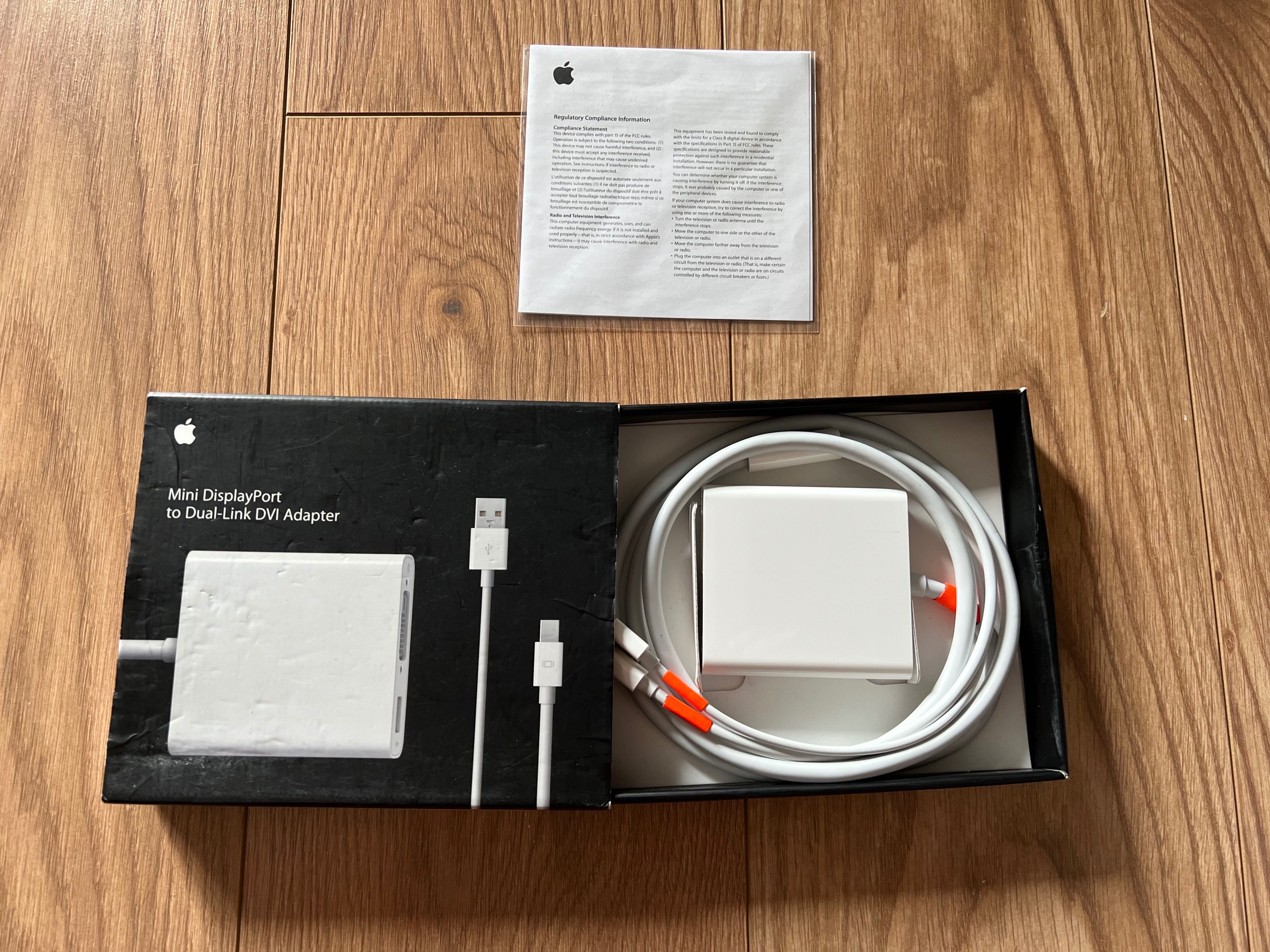 Apple MB571Z/A Mini DisplayPort Dual-Link DVI przejściówka adapter