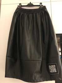 Czarne spódnico-spodnie