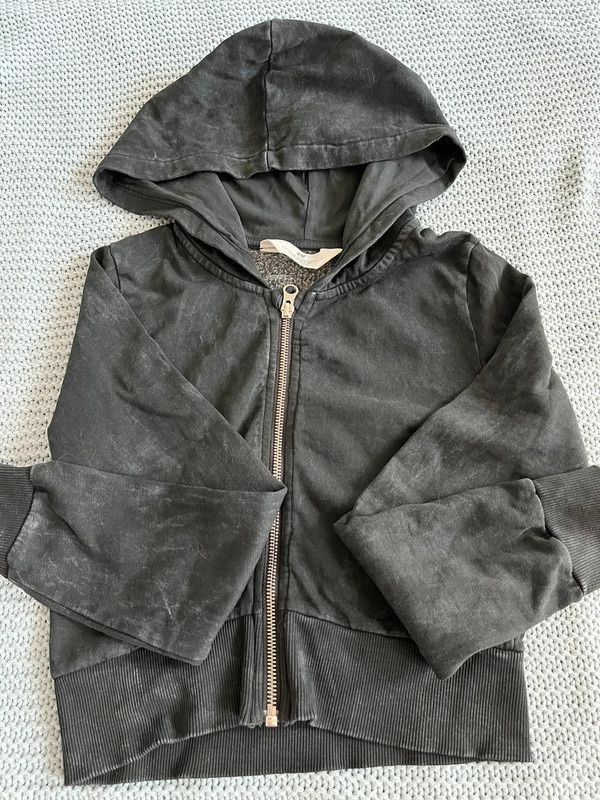 Bluza h&m przecierana czarna 134/140