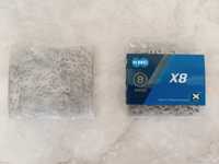 Цепь для велосипеда KMC x8 Silver ланцюг велосипедний