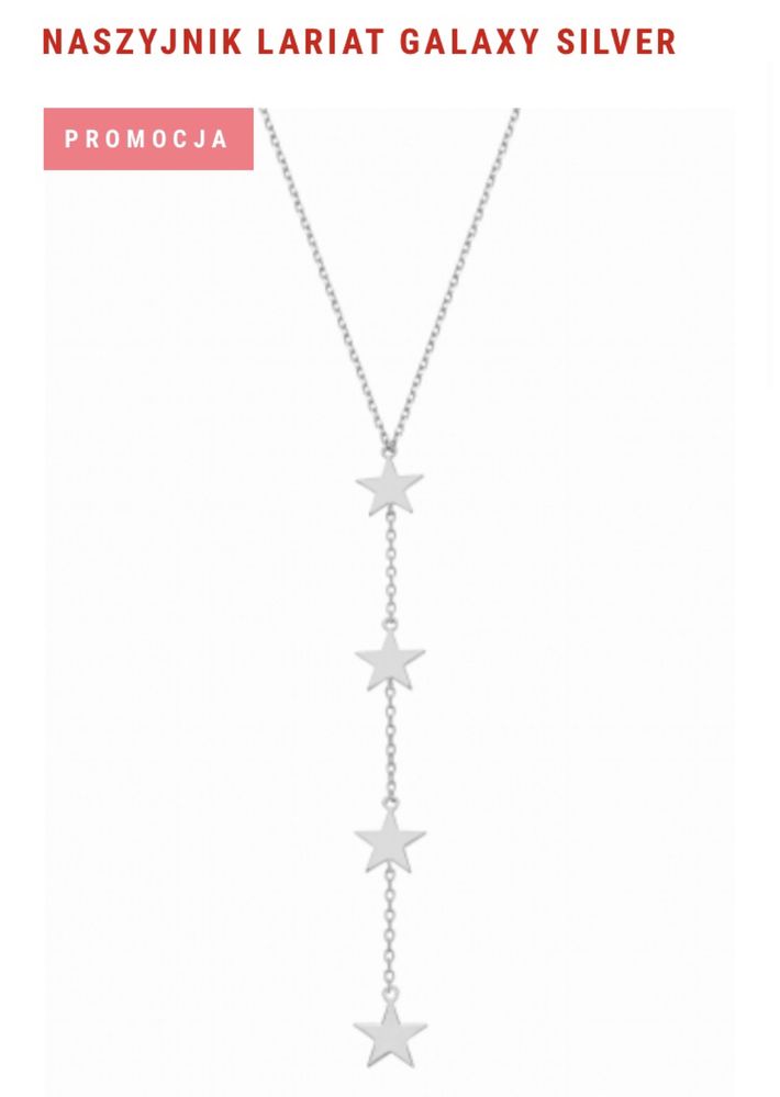 Naszyjnik Lariat GALAXY Silver