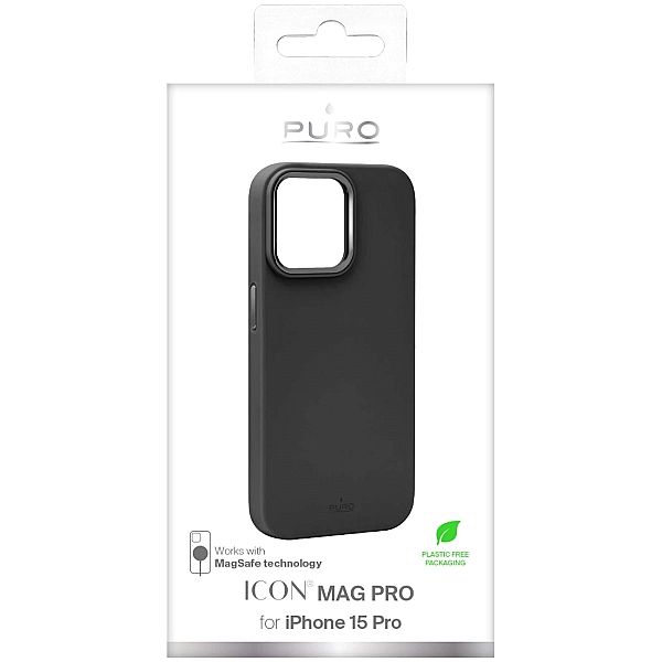 Puro Silicon Cover 'ICON MAG PRO' with magnets inside, metal buttons a