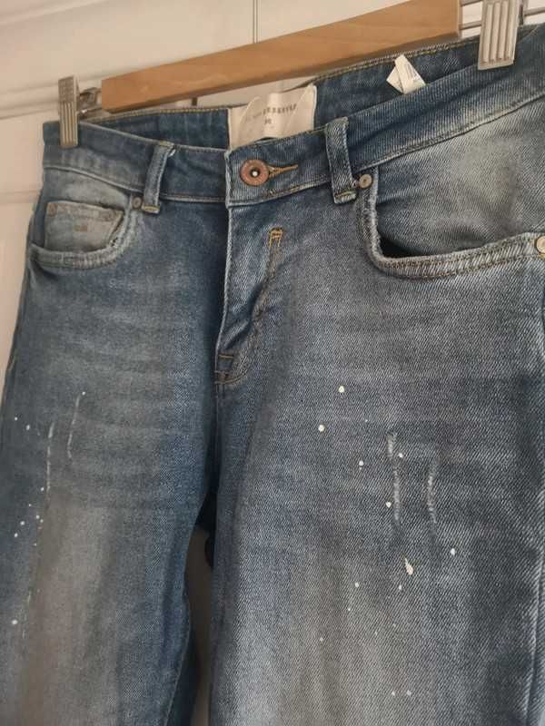 Spodnie jeans długość 3/4