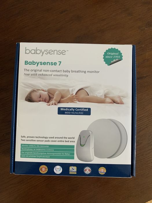 Nowy monitor oddechu dla niemowląt Baby Sense 7