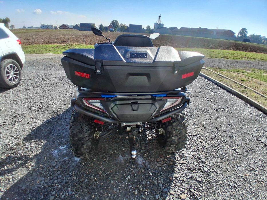 Cfmoto CFORCE 625 Touring Long kufer, ledbar, grzane manetki,dystanse.