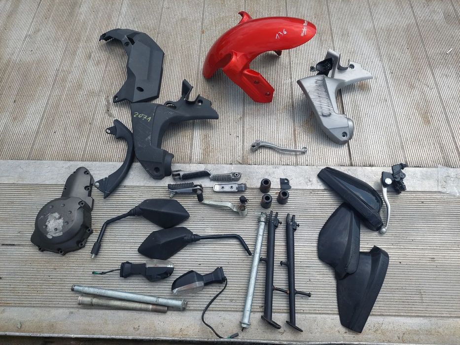 KAWASAKI KLE VERSYS błotnik owiewka wypełnienie lusterko oś podnóżek